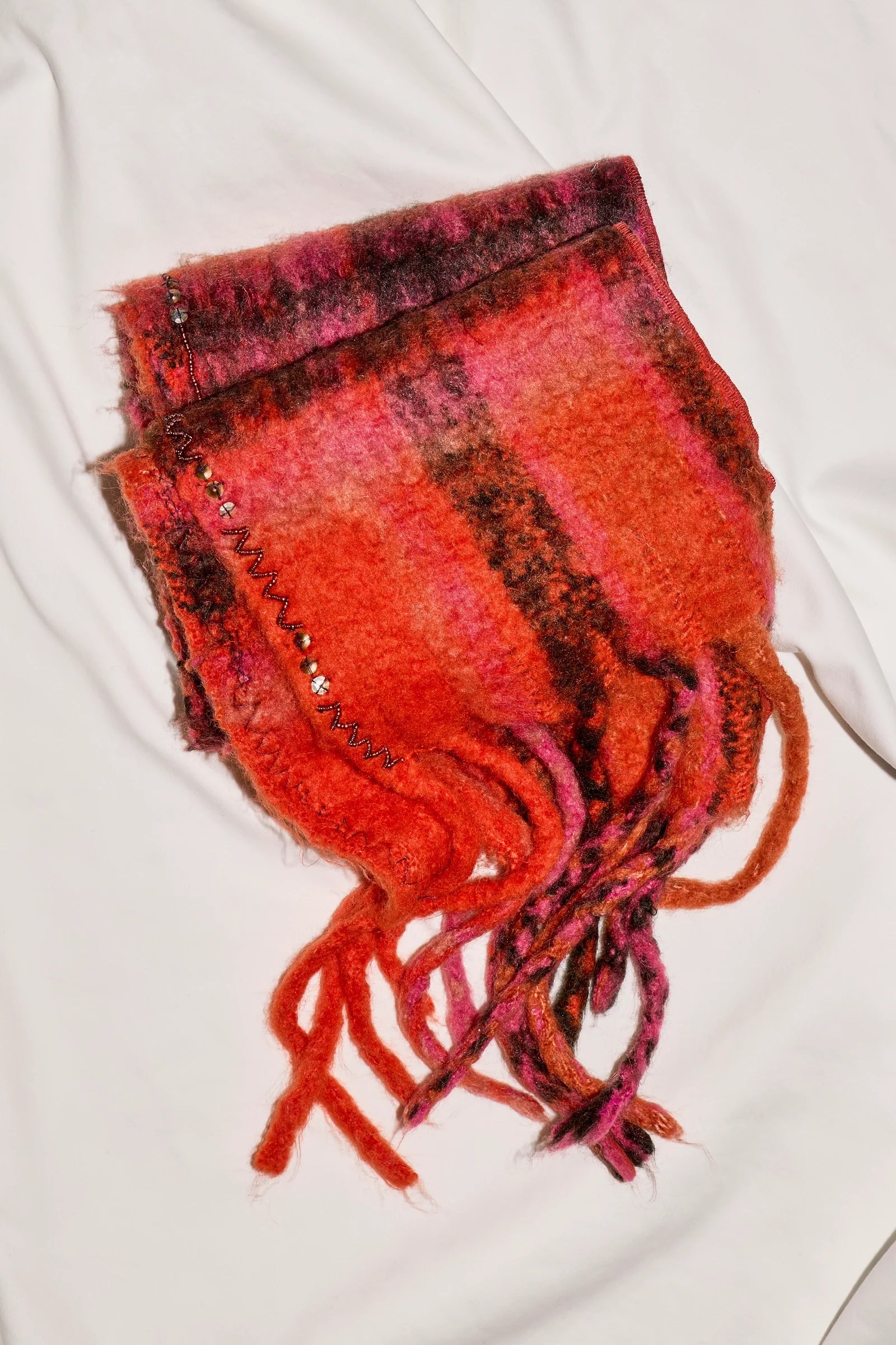 Highland Plaid Skinny Scarf