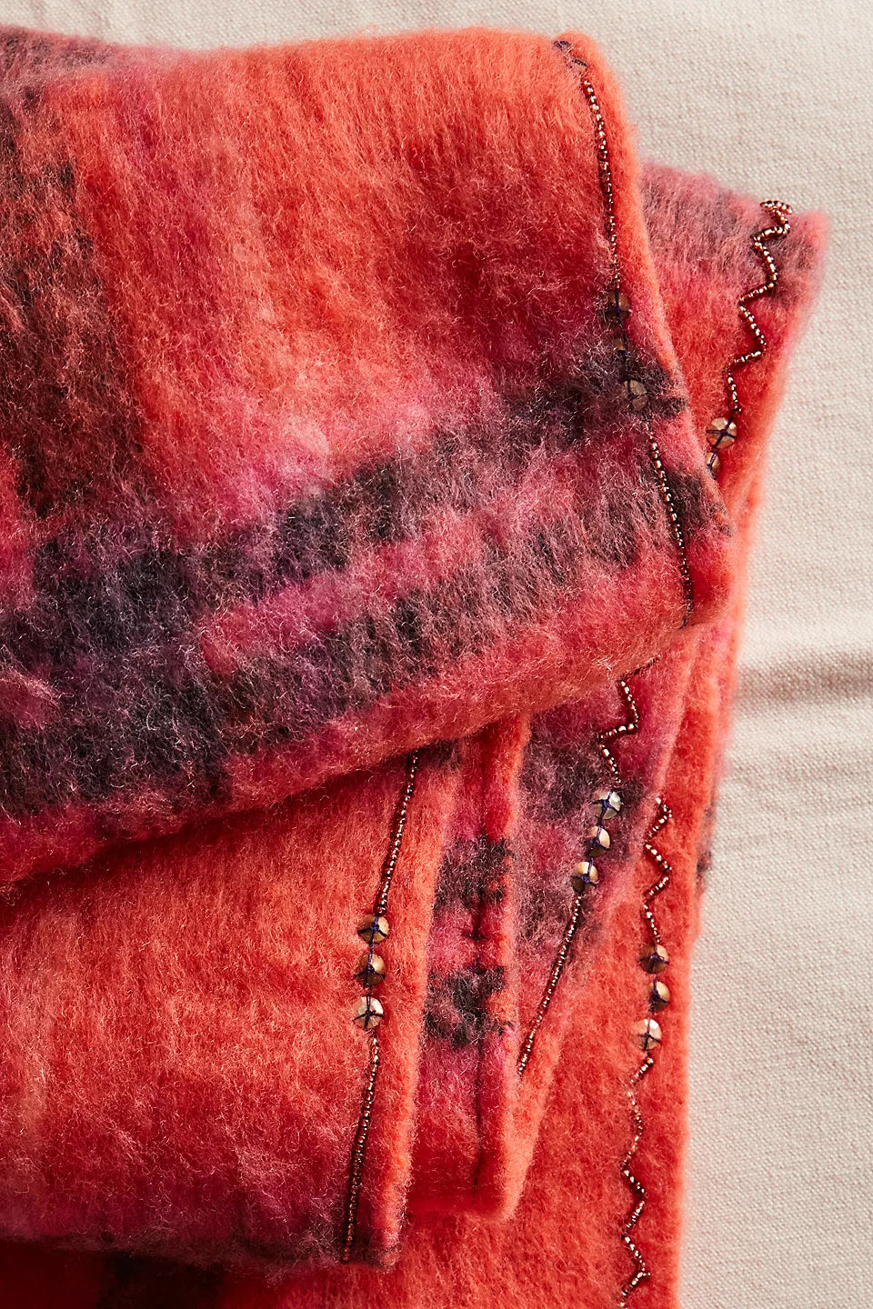 Highland Plaid Skinny Scarf