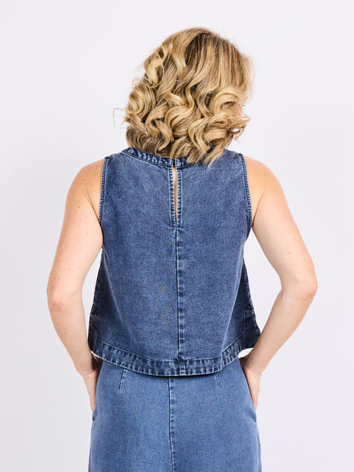 It's Pouring Sleeveless Top