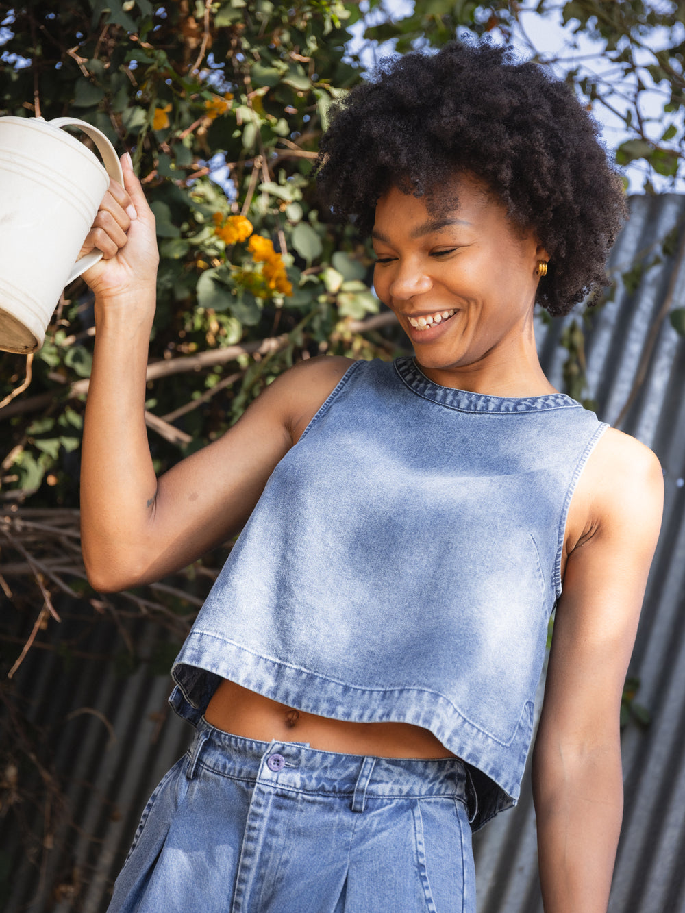 It's Pouring Sleeveless Top