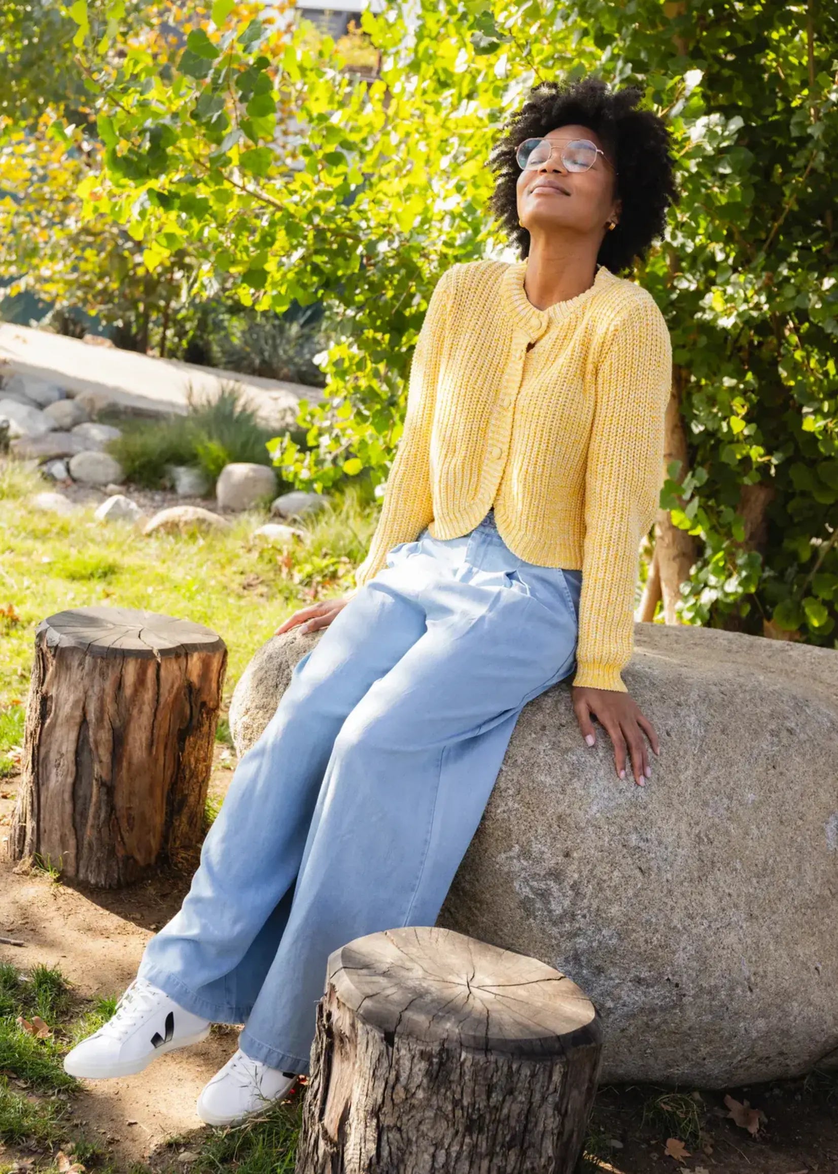 Sunroof Tulip Hem Cardi