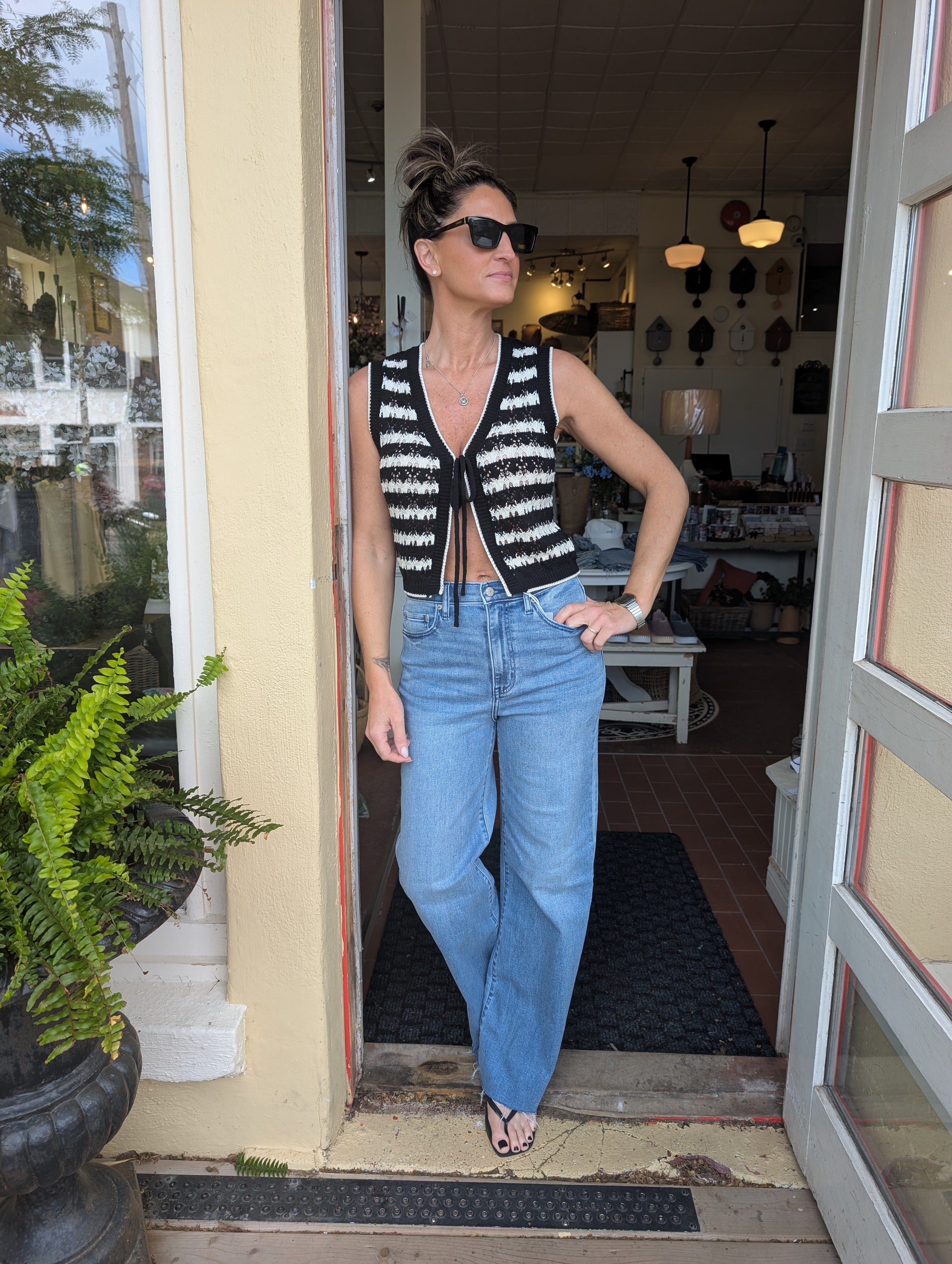 Crochet Tie Vest