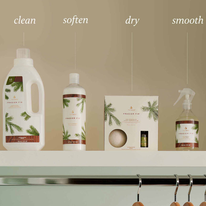 Frasier Fir Wool Dryer Balls & Laundry Fragrance Oil Set