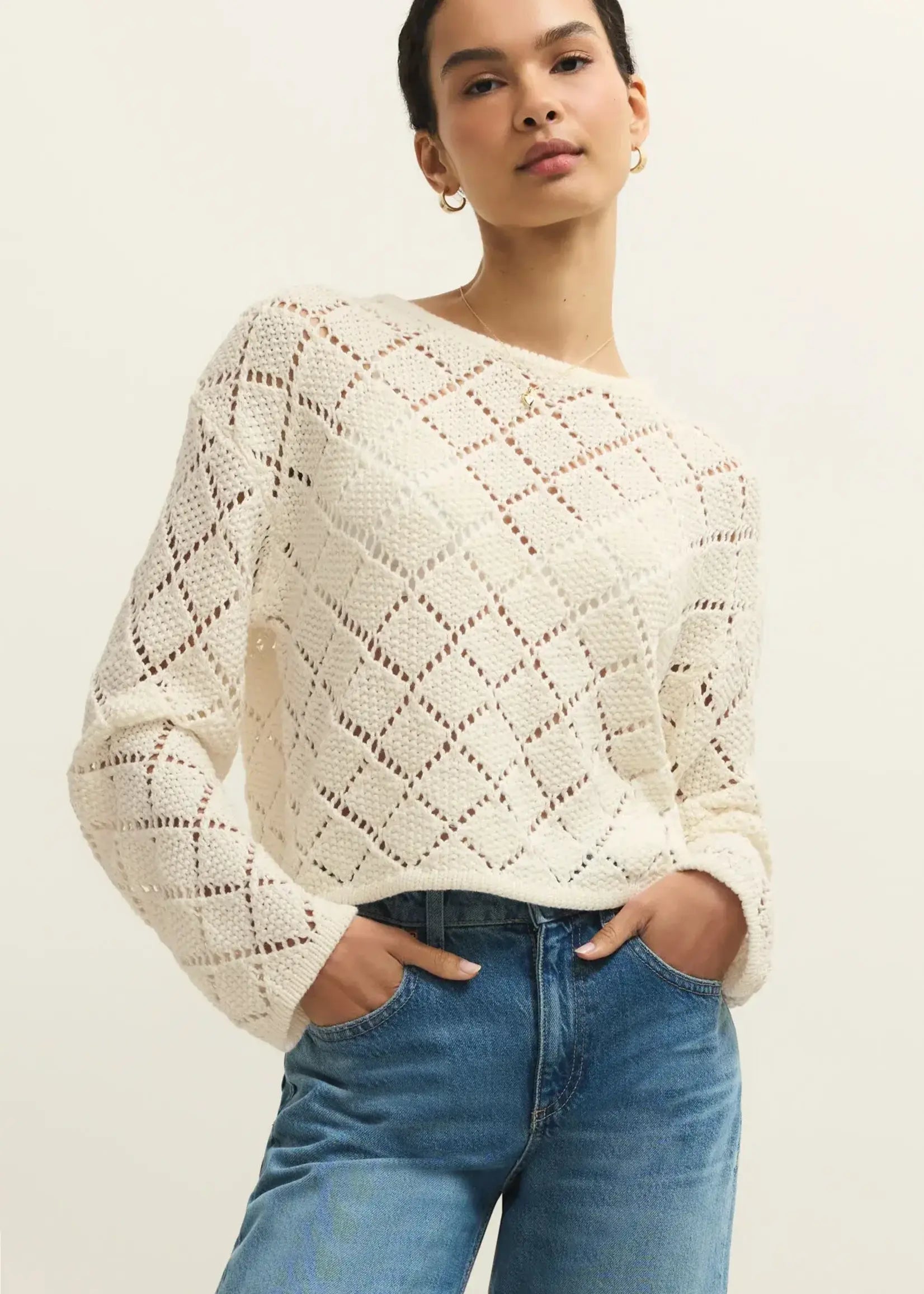 Hullen Crochet Sweater