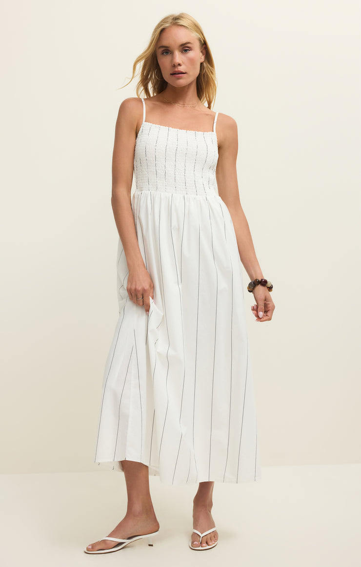 Bayside Stripe Midi Dress