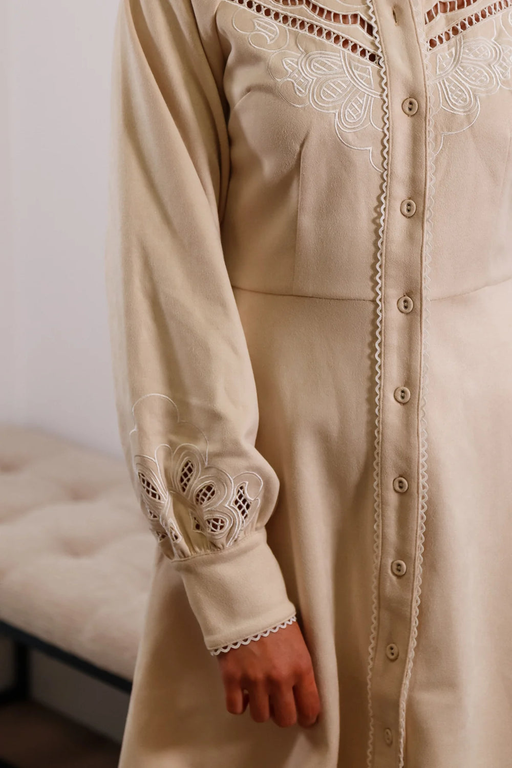 Far West Embroidered Dress