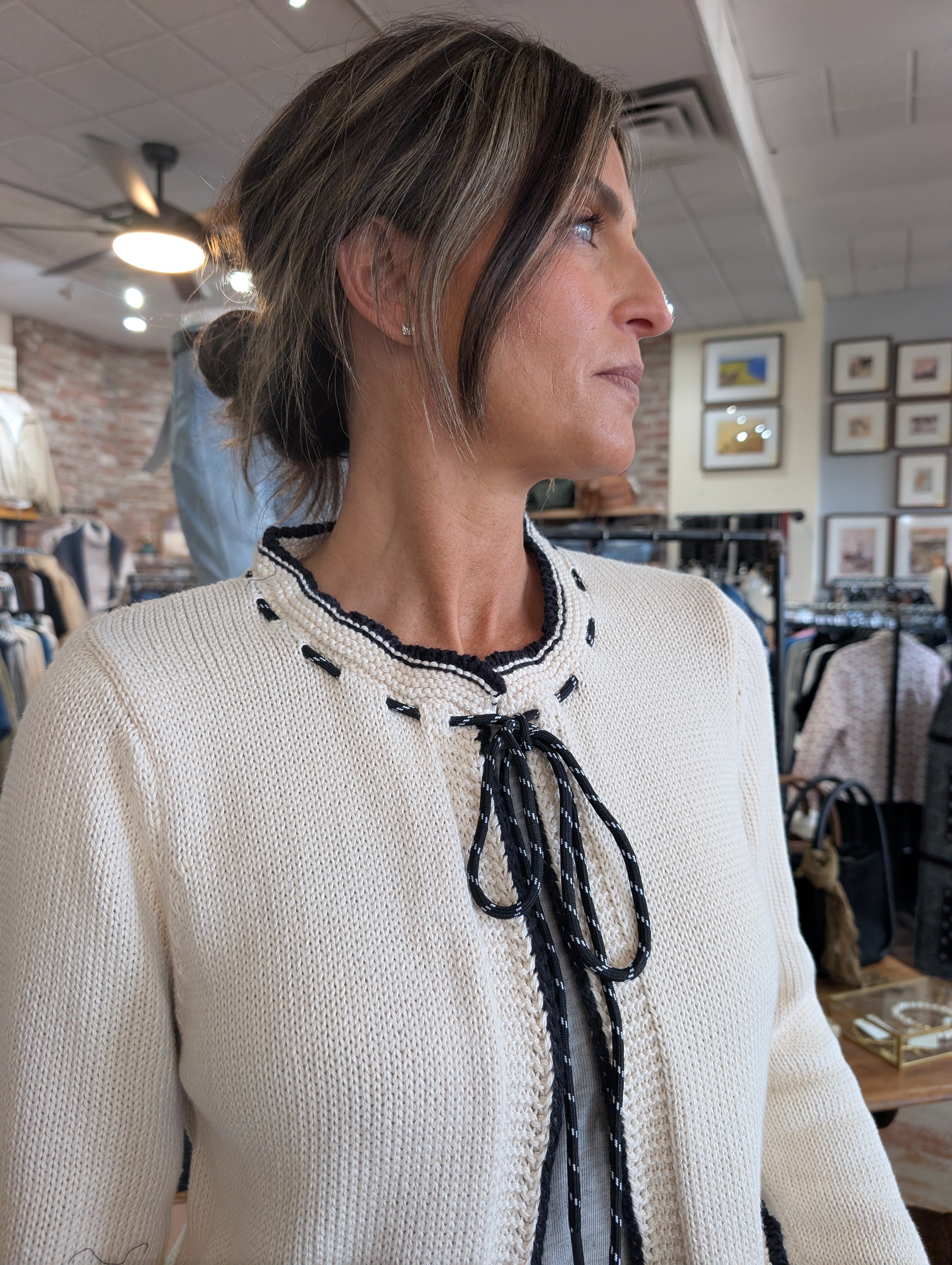 Bow Cardigan