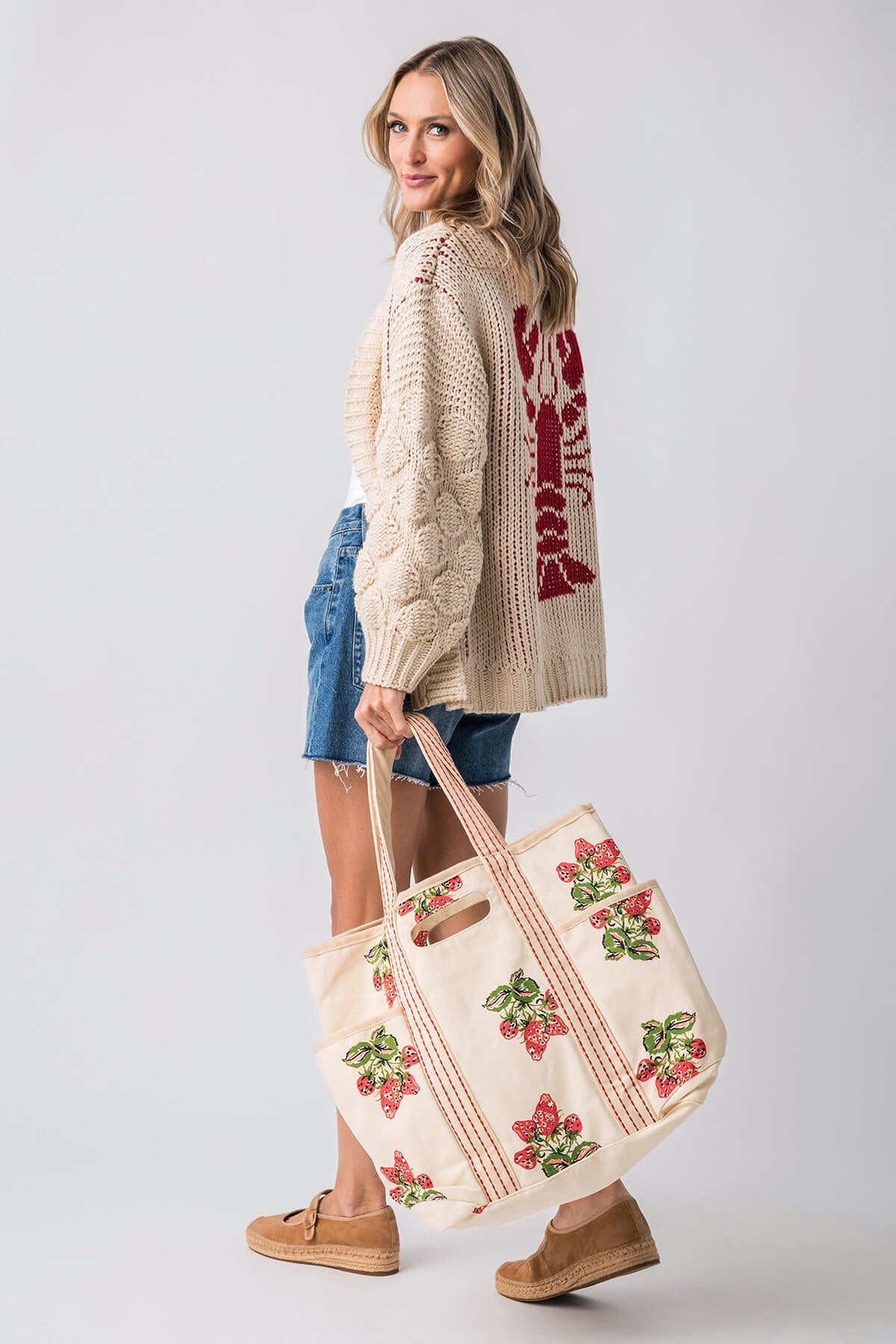 Printed Caravan Tote