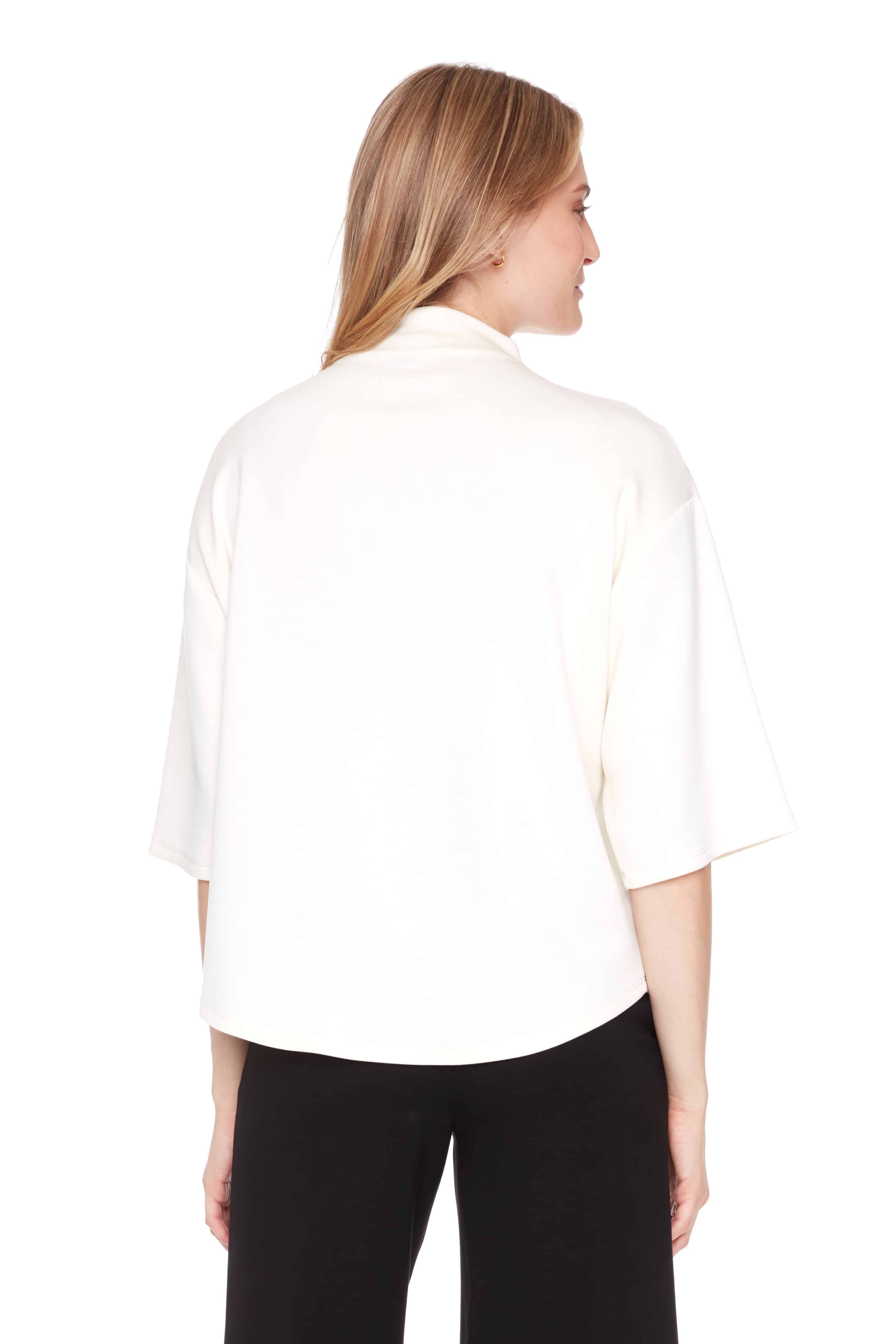 Butter Short Sleeve Turtleneck Top