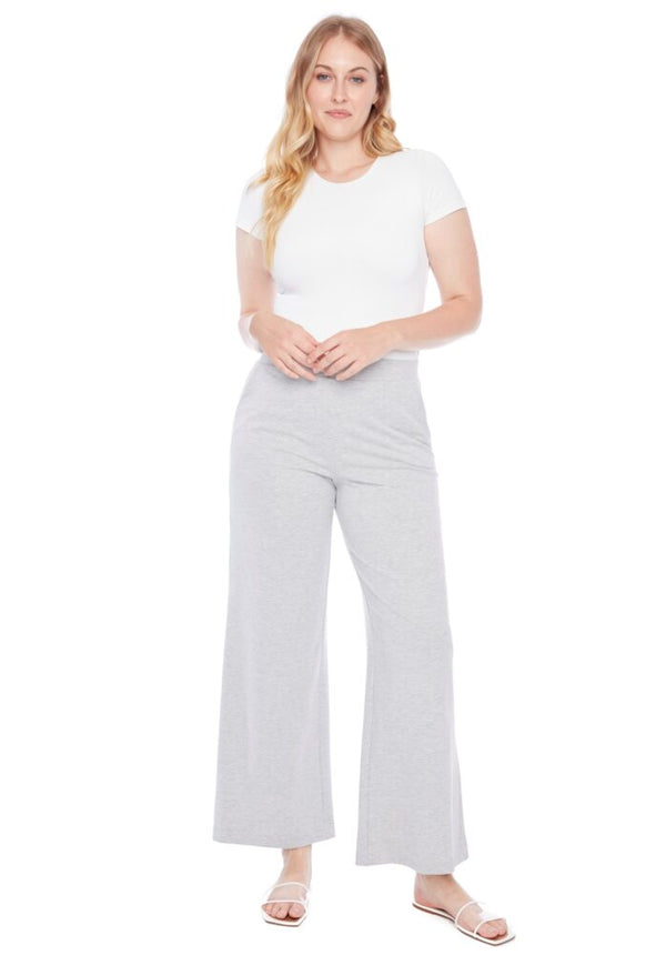 Roxanne Solid Ponte Wide Leg Pant