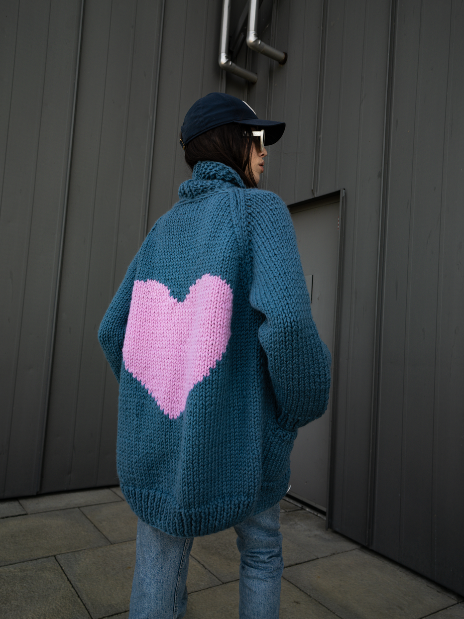 GOGO Classic Long Heart Cardi