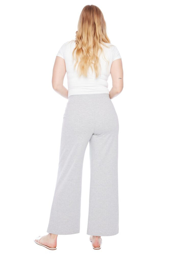 Roxanne Solid Ponte Wide Leg Pant