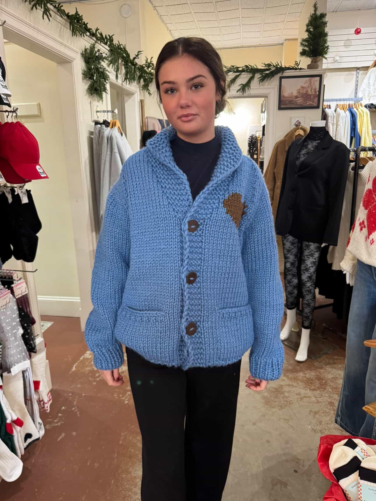 GOGO Classic Long Heart Cardi