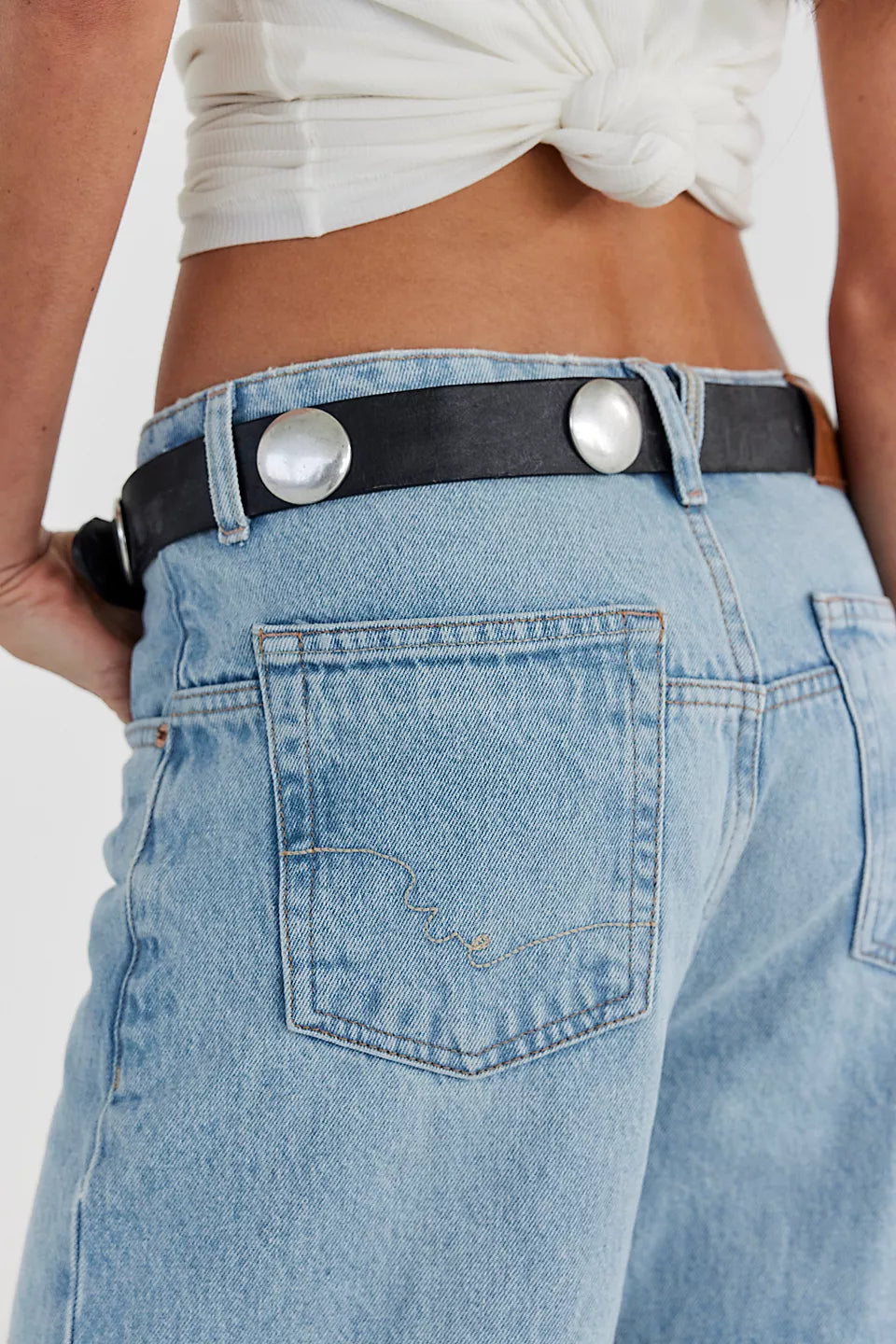 Free People Deep Trance Dropped Boyfriend Jeans