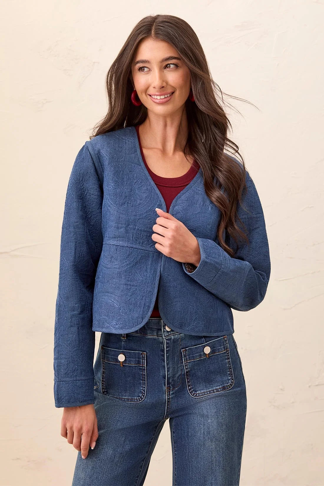 Reversible Quilted Statement Bomber