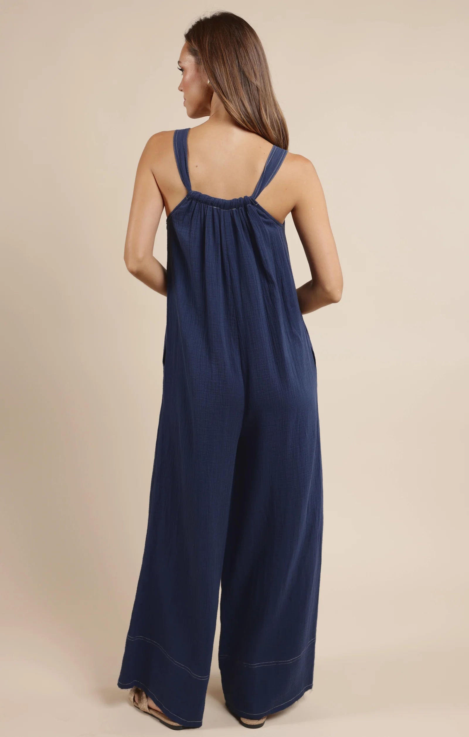 Breezy Lane Frayed Jumpsuit