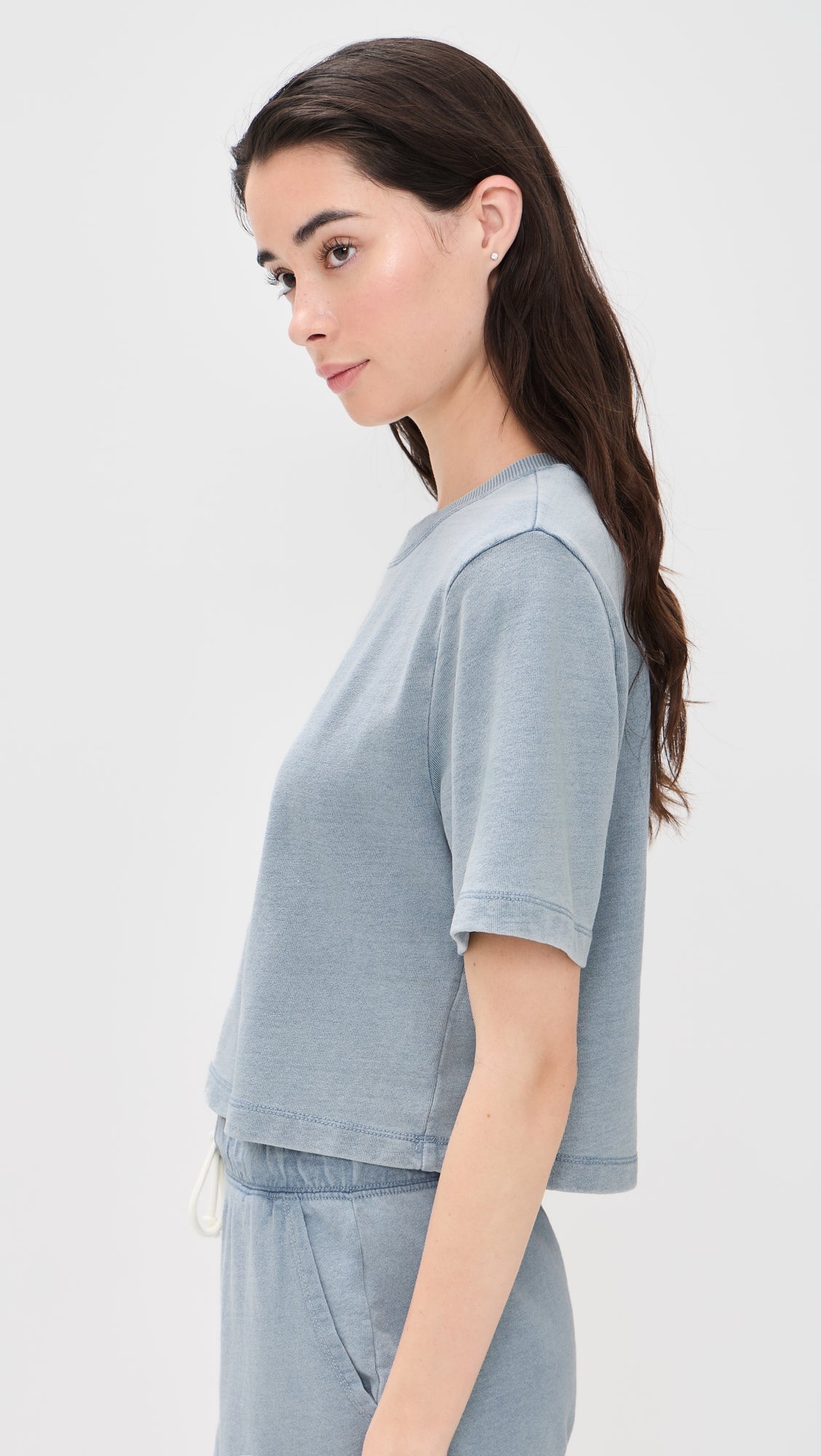 Curran Knit Denim Sweatshirt
