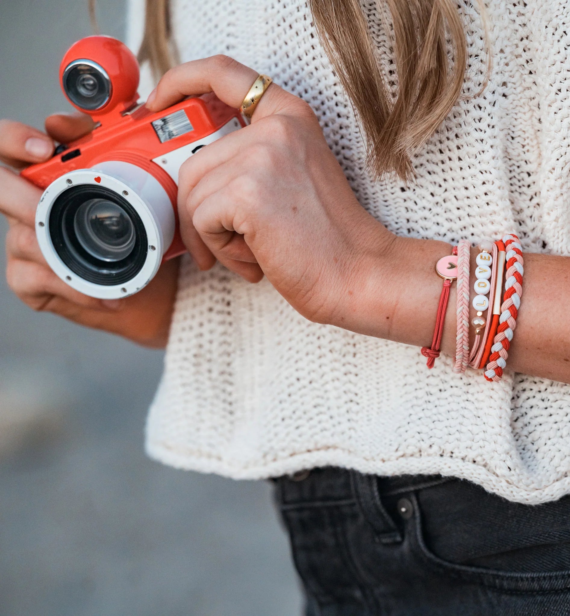 LOVE Hair Tie Bracelets