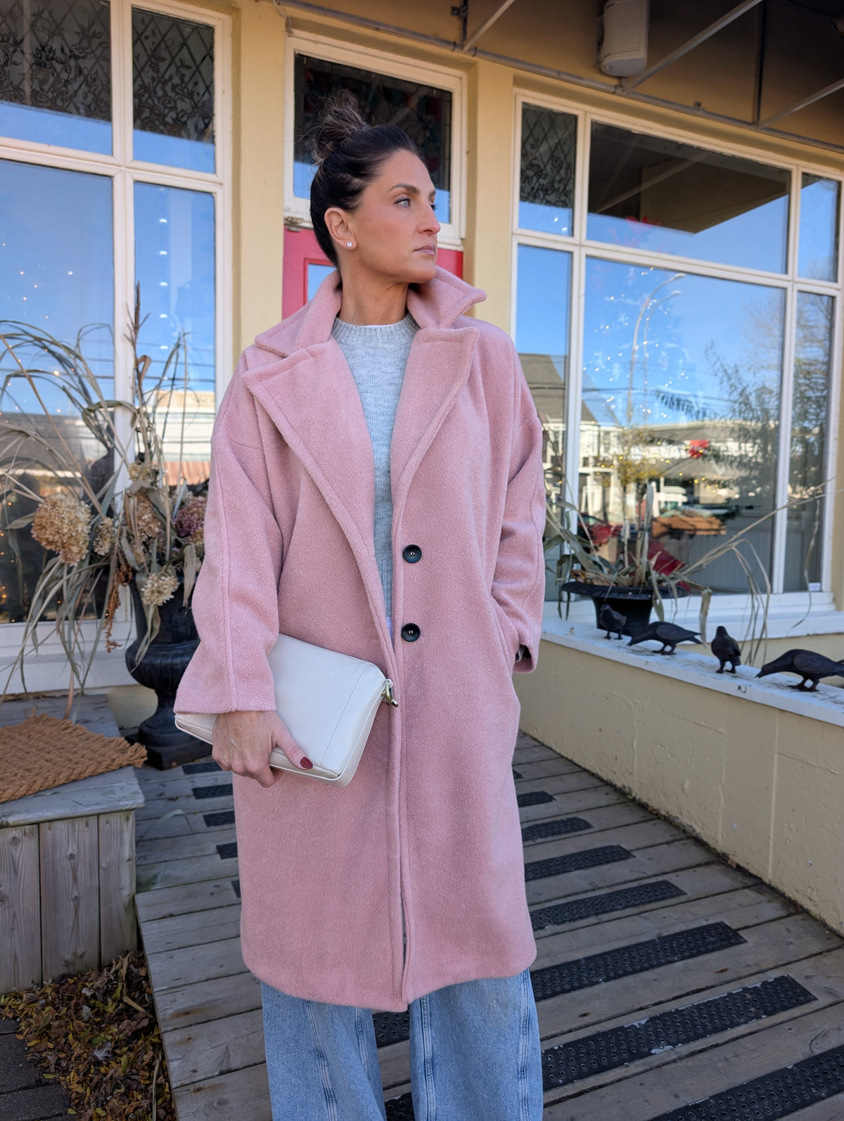 Rose Over Coat