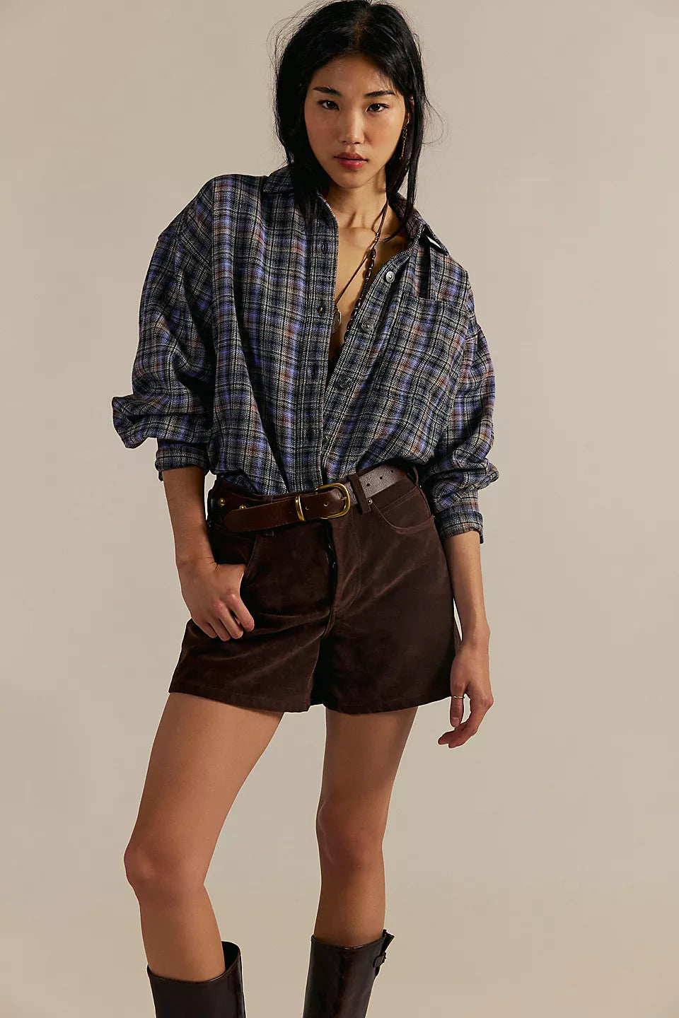 Ashley Plaid Shirt