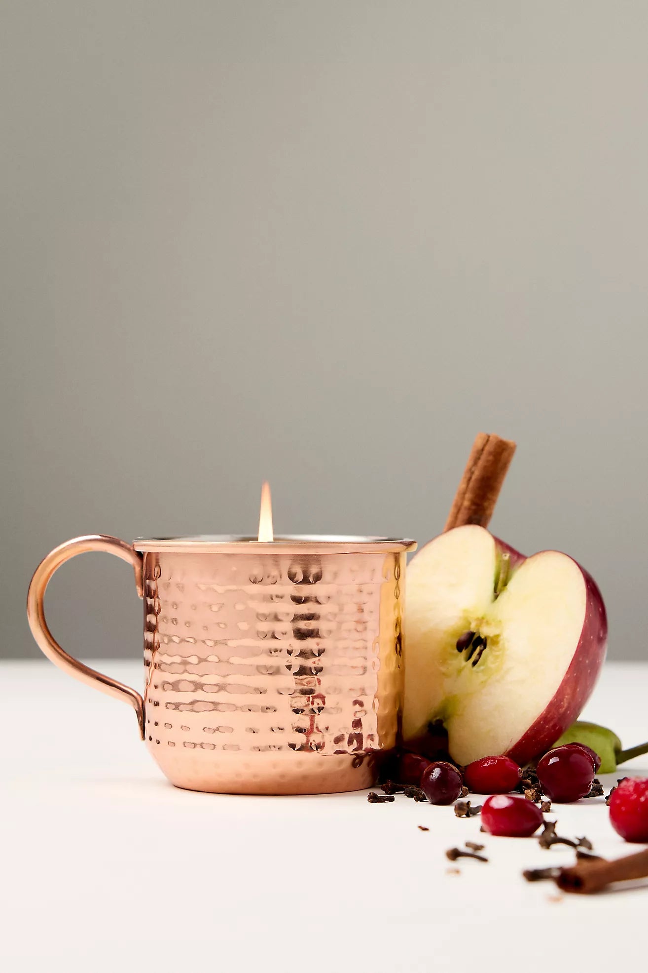 Simmered Cider Copper Mug Candle