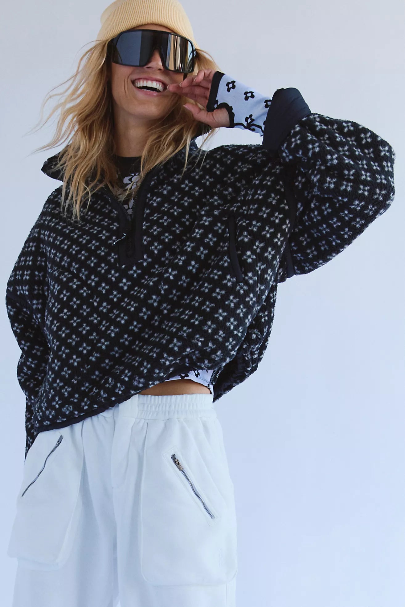 Printed Mountain High Half Zip