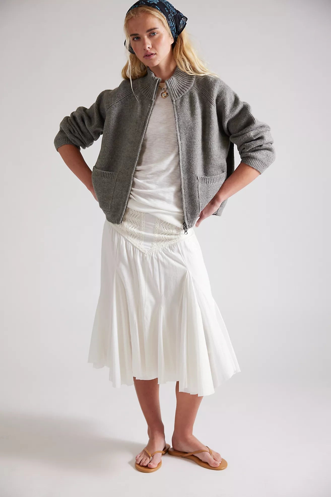 On It Half Zip Cardi