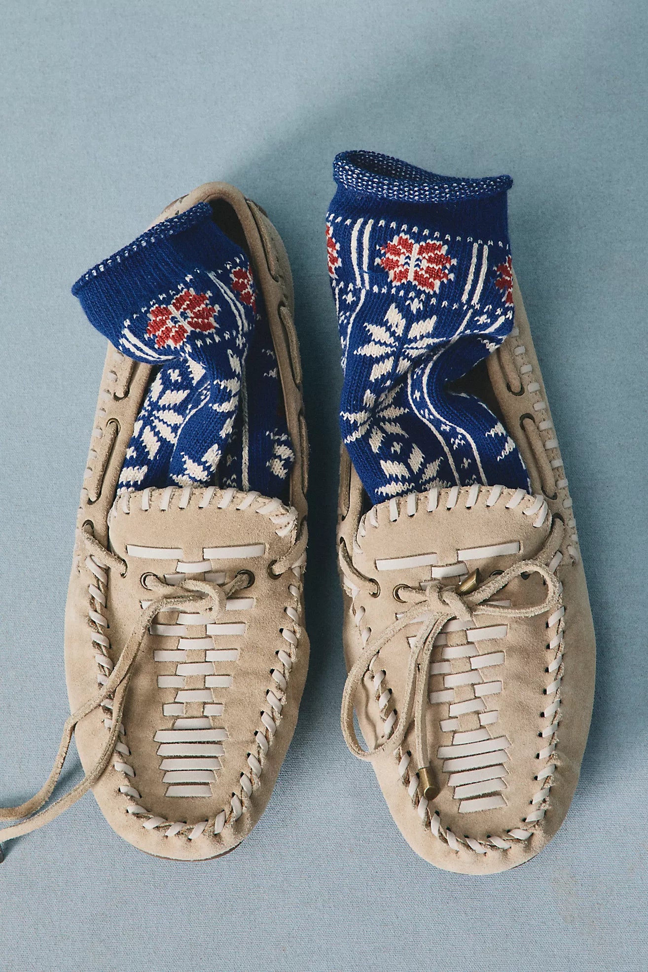 Misty Suede Moccasins