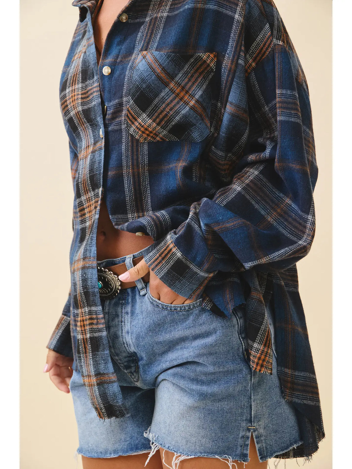 the Ziva Plaid Shirt