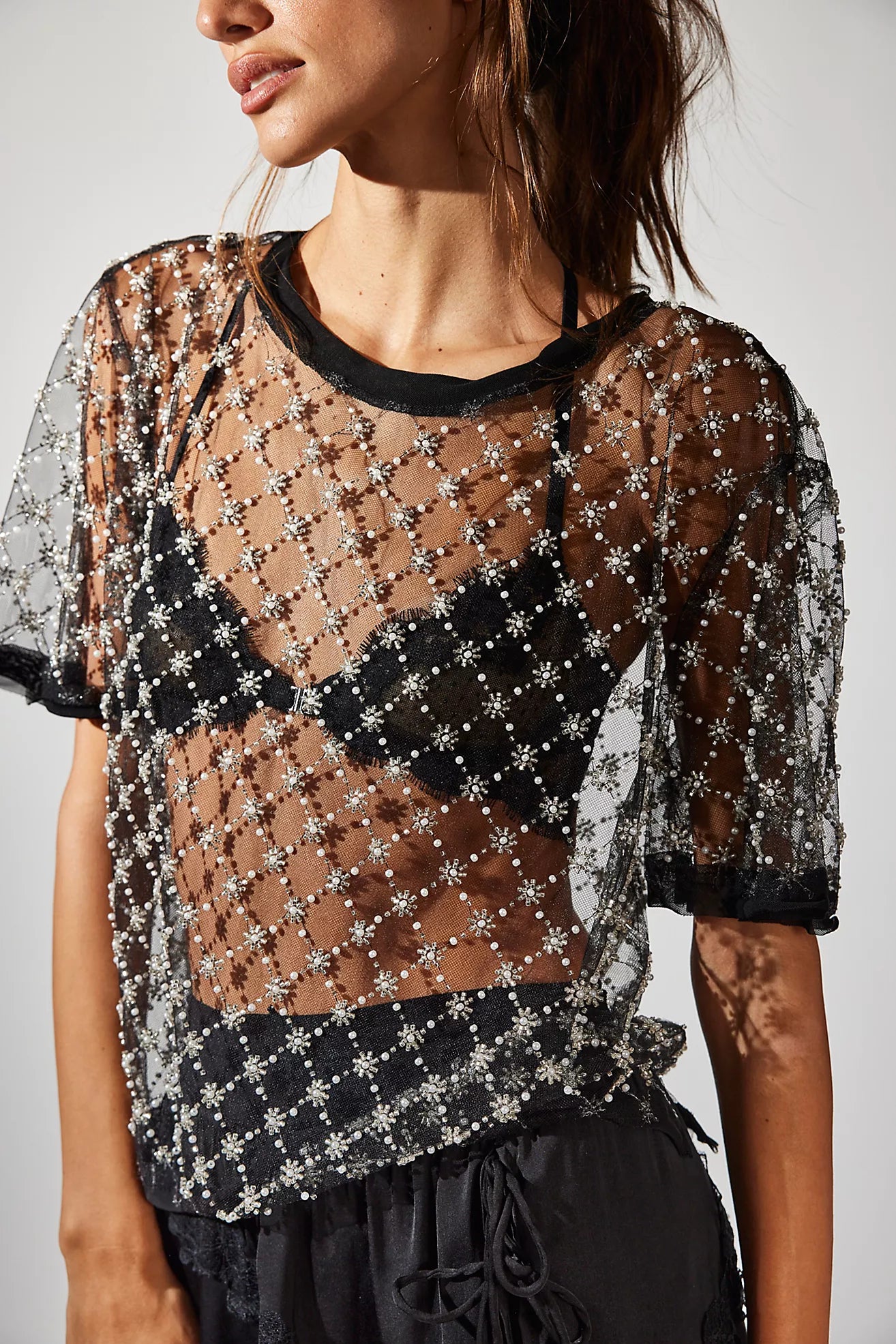 Loir Embellished Knit Top