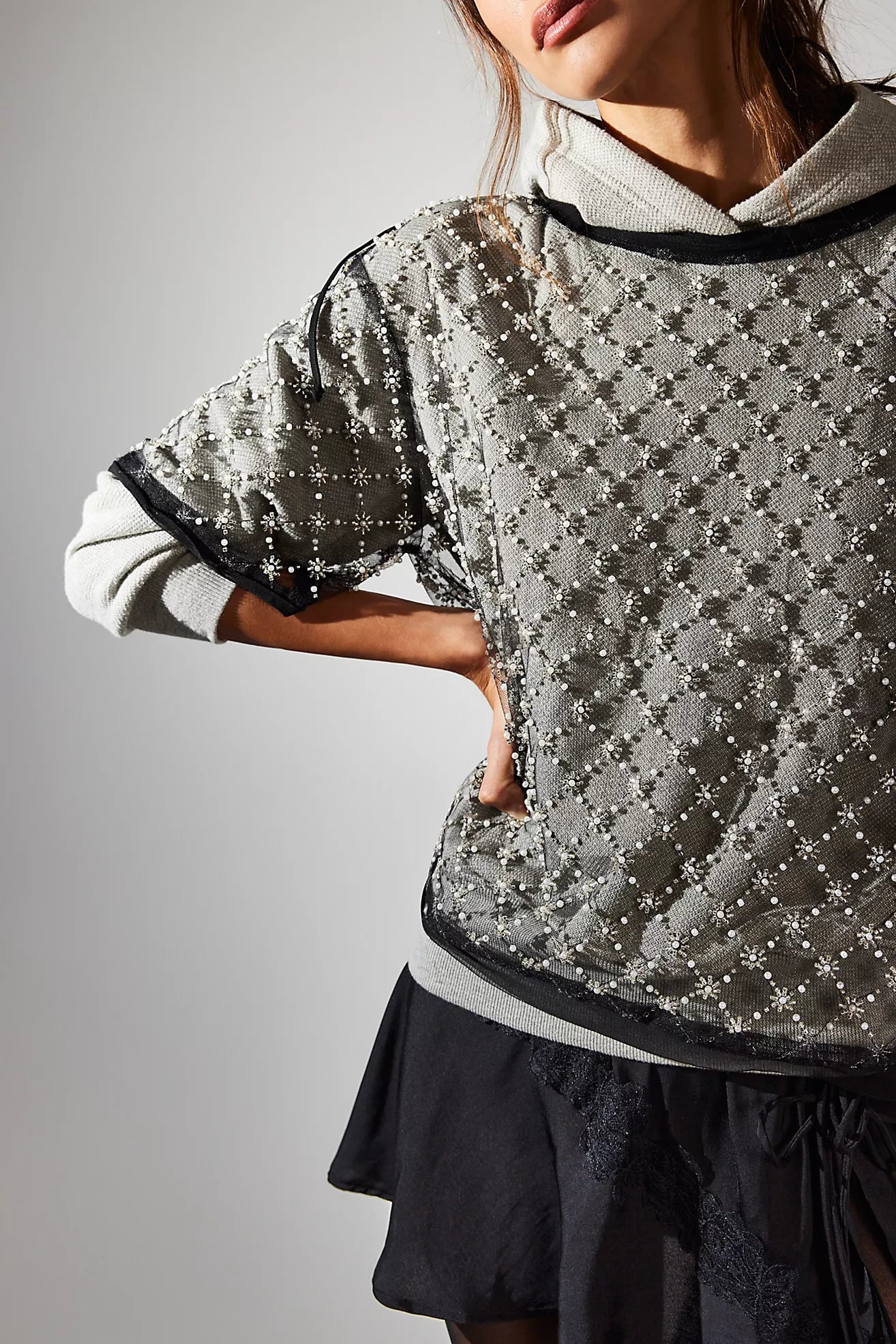 Loir Embellished Knit Top