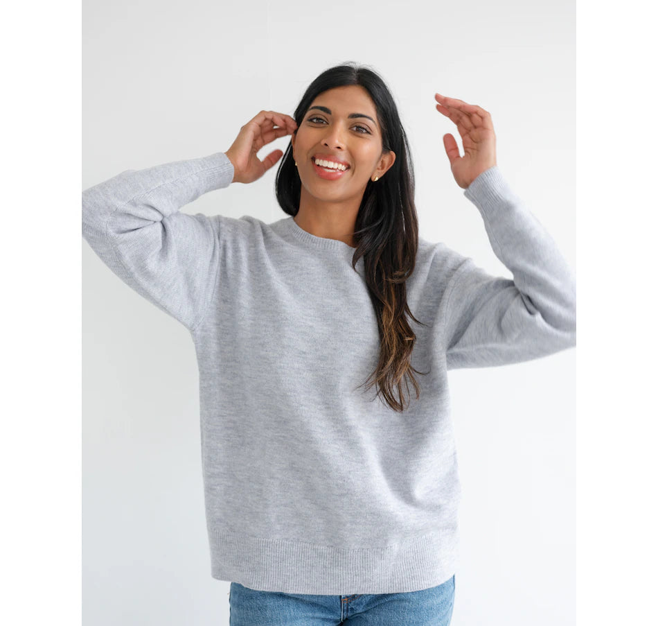 Oversized Knitted Crew