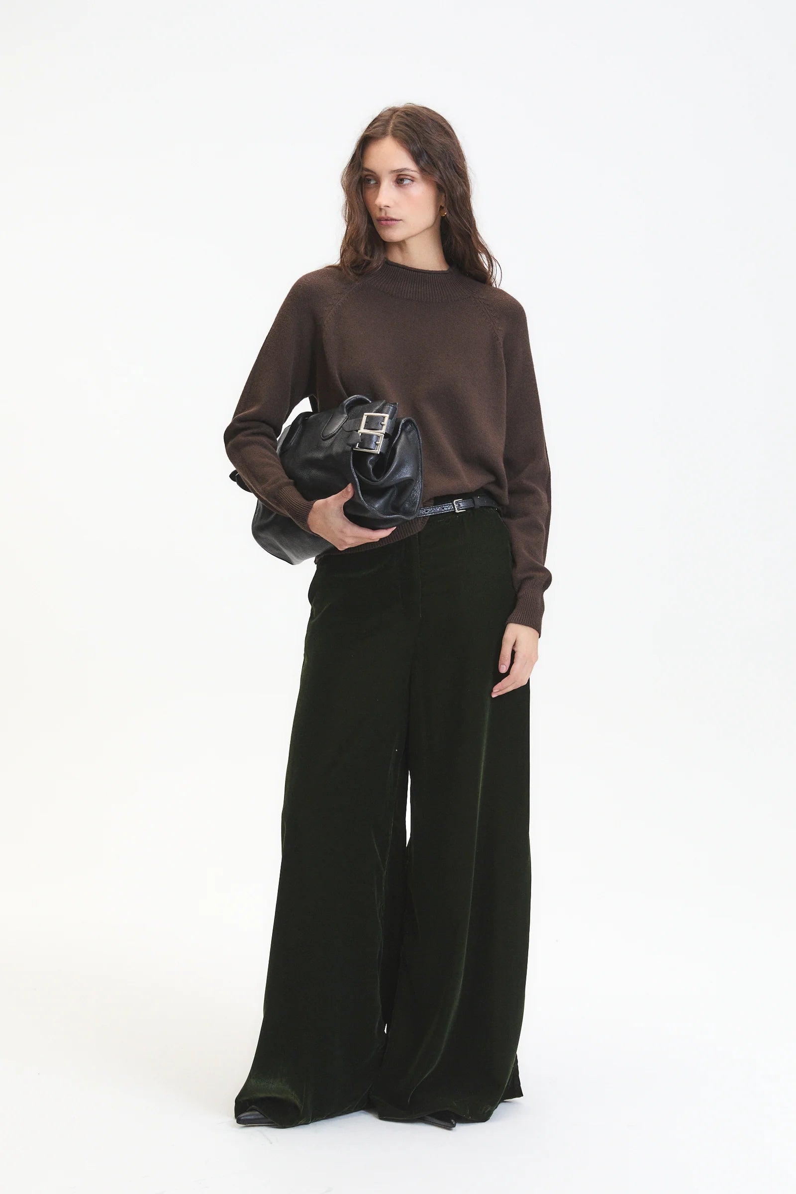 Daisy Velvet Wide Leg Pants