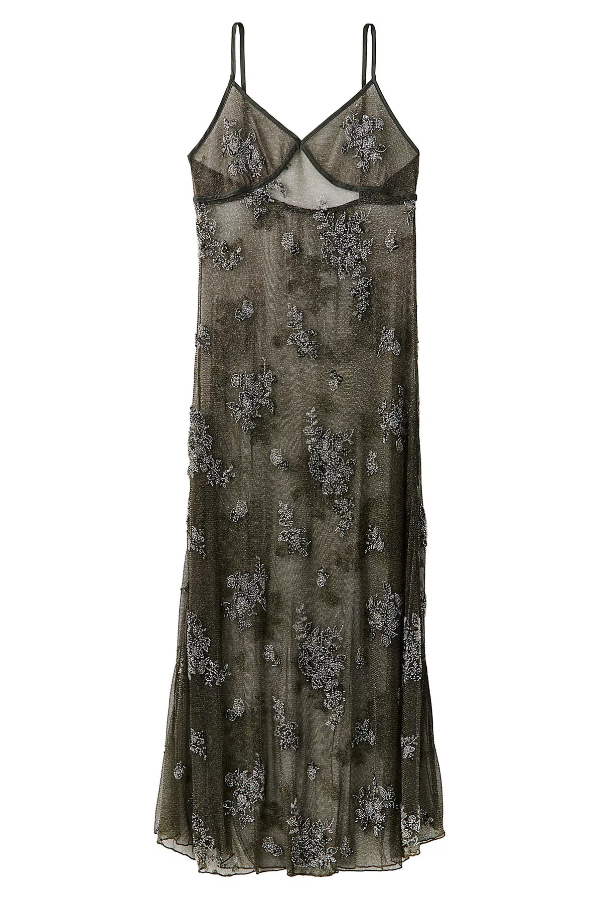 Talk to Me Embellished Slip Dress