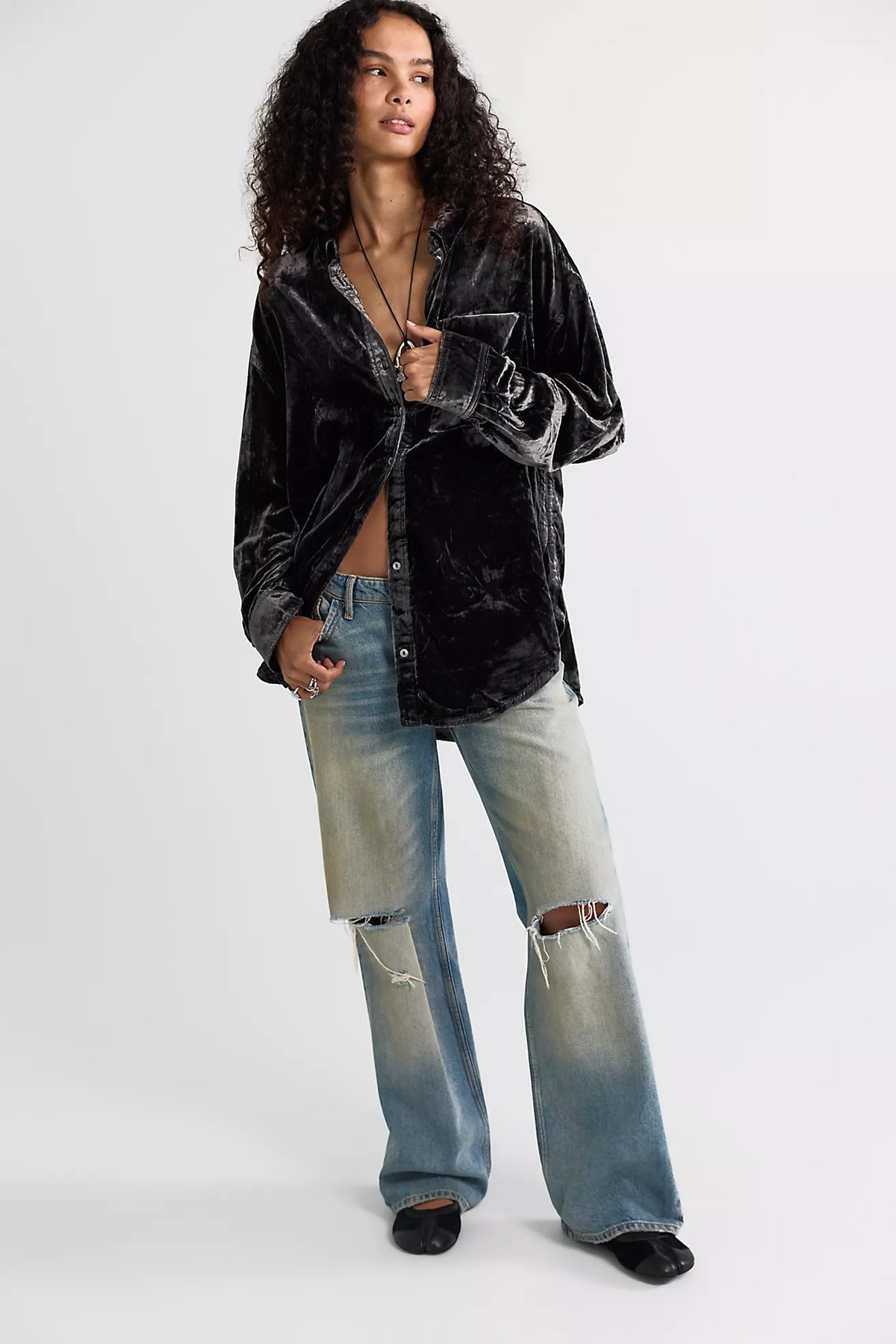 Lexi Velvet Shirt