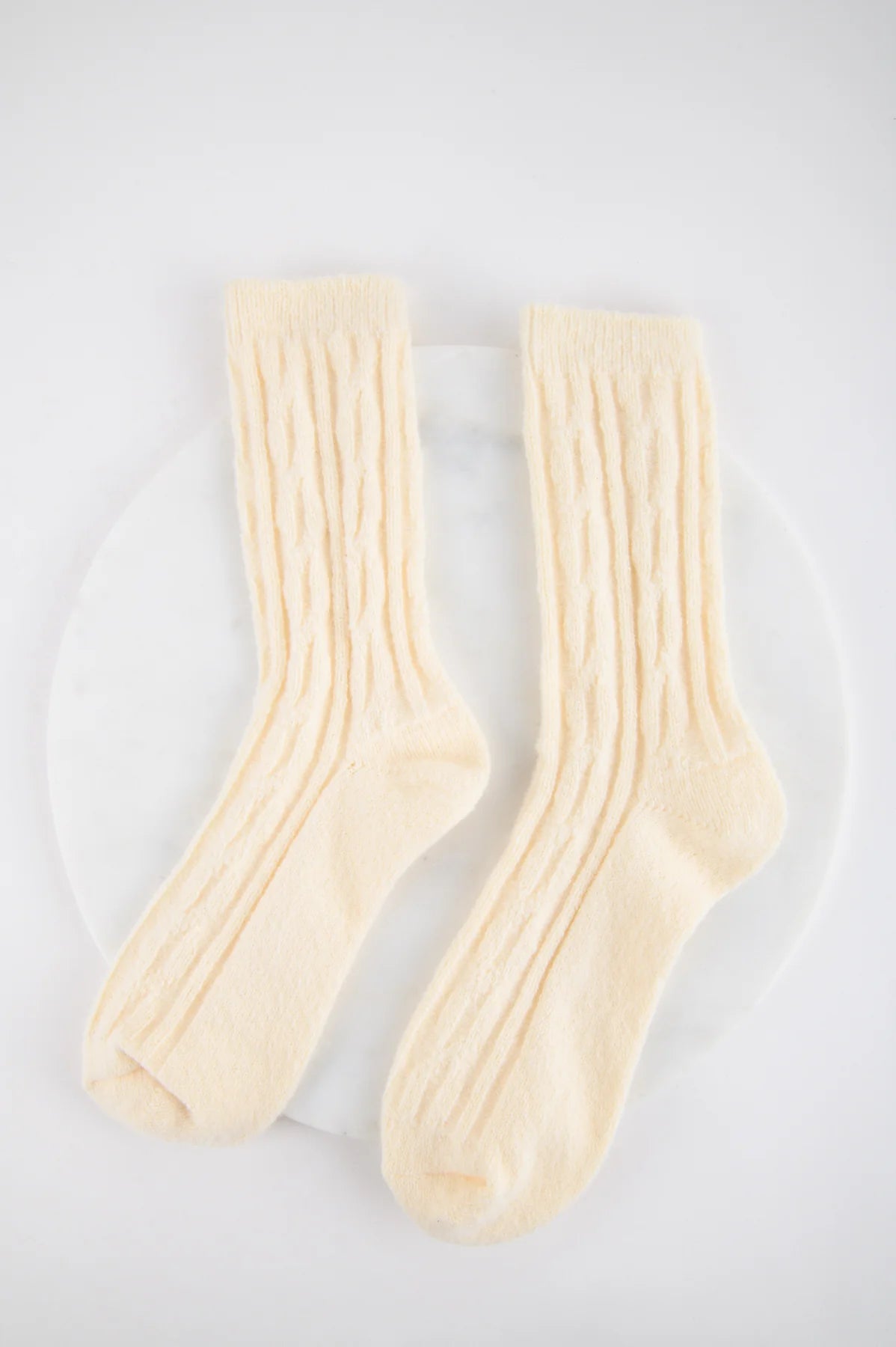 Cable Knit Socks