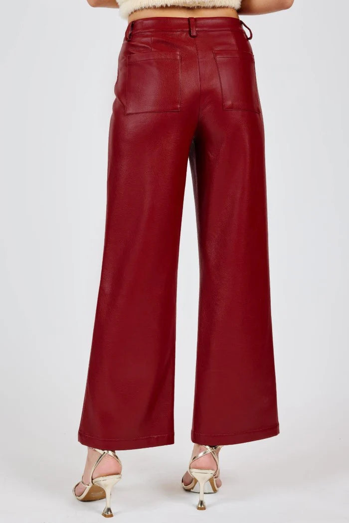 Night Vision Faux Leather Pants