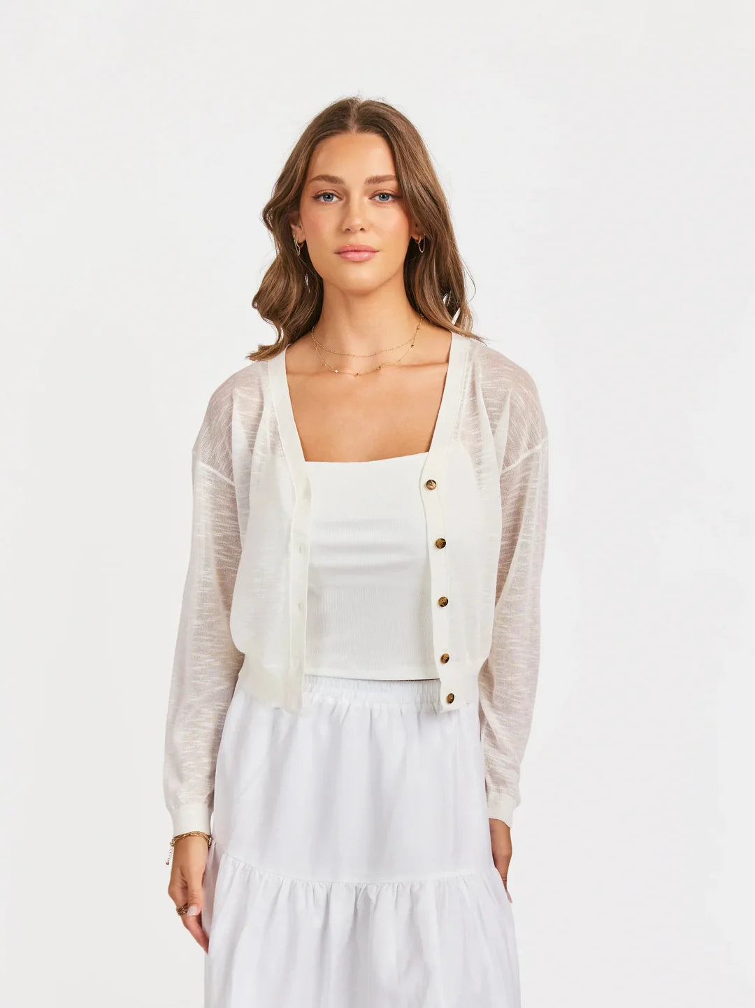 Evie Button Front Cardigan