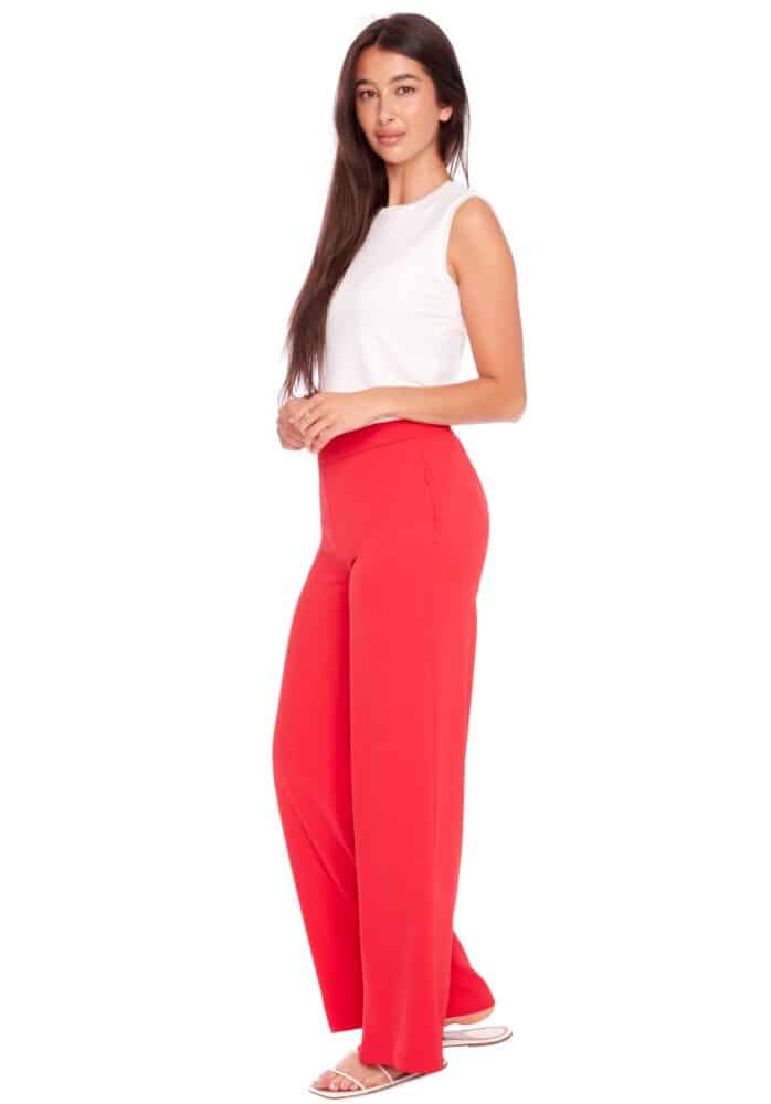 Wide Leg Silk Pant