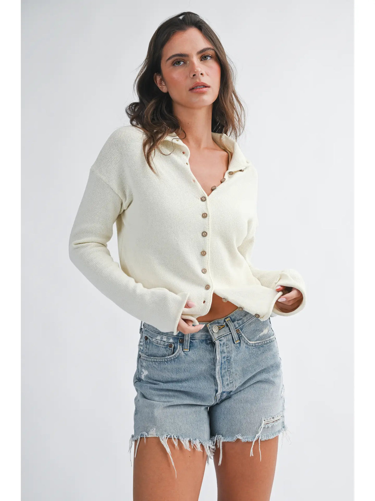 Joss Button Up Sweater