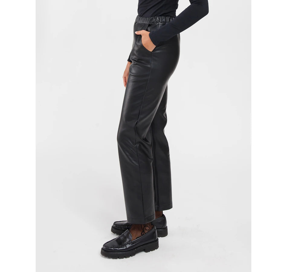 The Perfect Faux Leather Straight Leg Pant