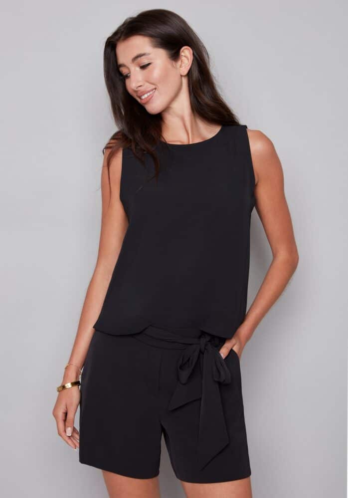 Victoria Tie Silk Short