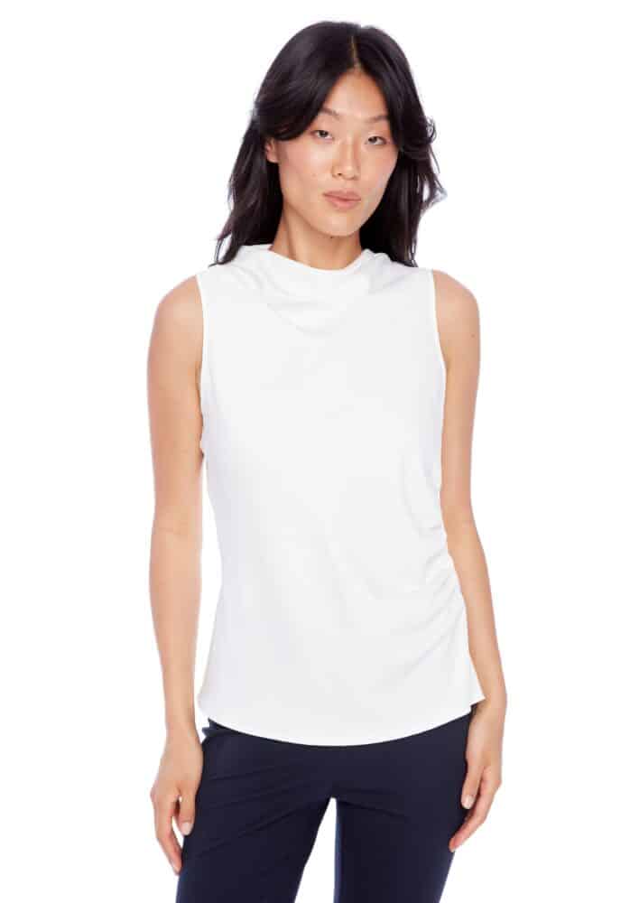 Veronica Solid Satin Tank