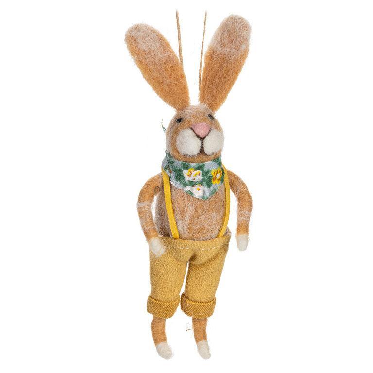 Easter Rabbits in Overalls