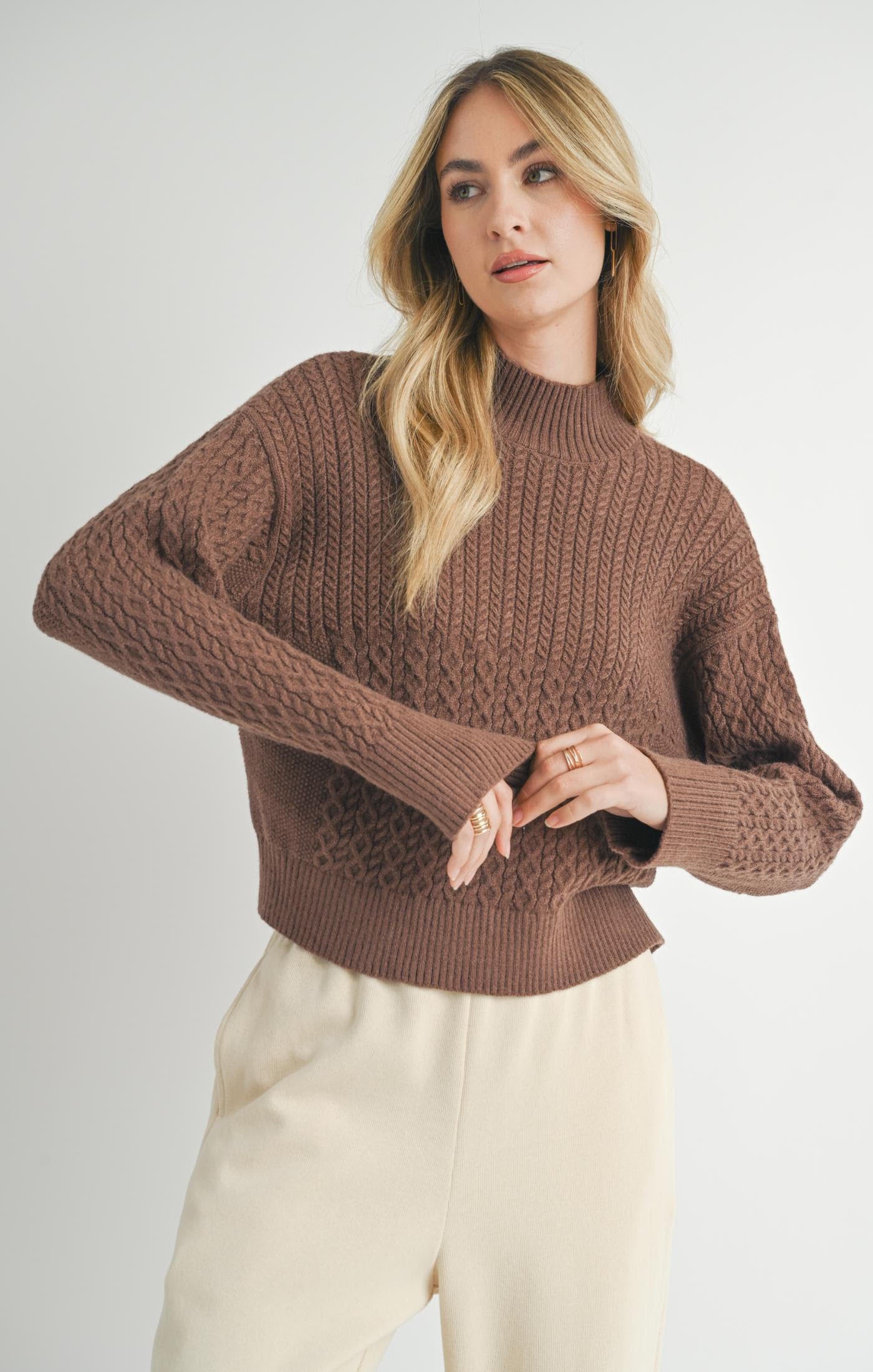 Sadie & Sage Liss Turtleneck Sweater