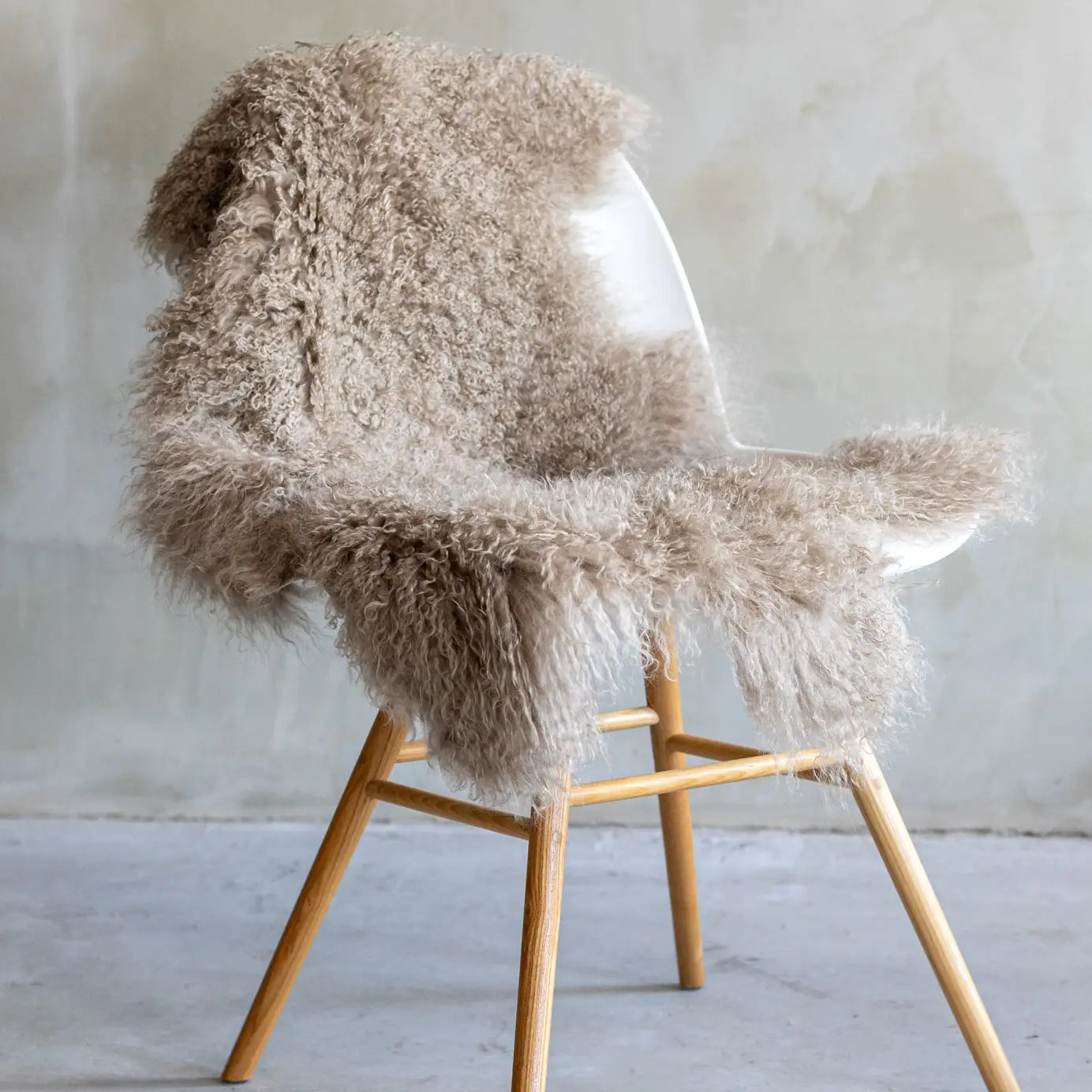 Tibetan Curly Sheepskin Rug