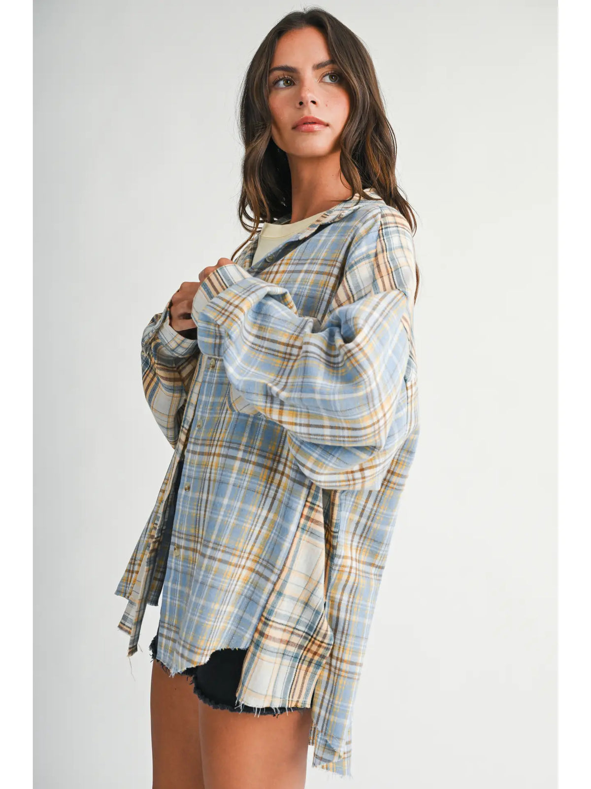 the Ziva Plaid Shirt