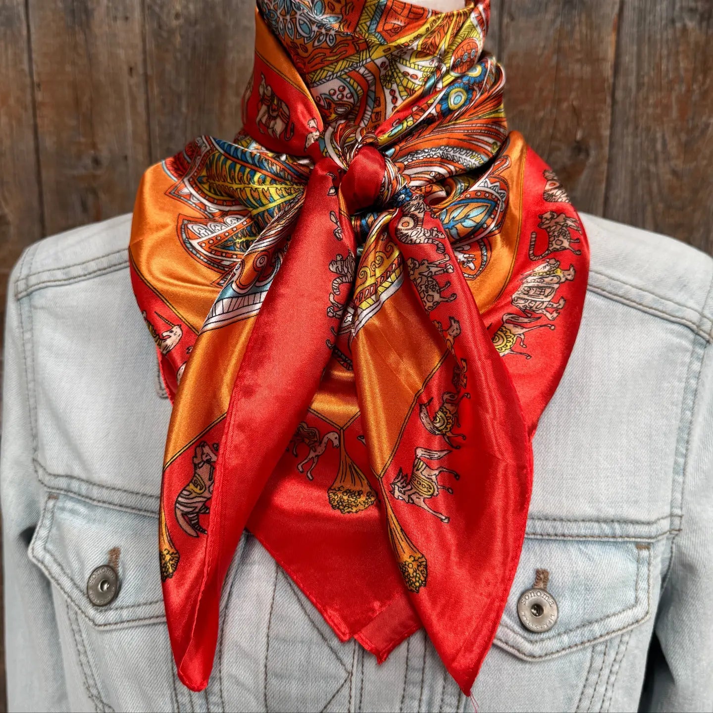 Satin Scarves