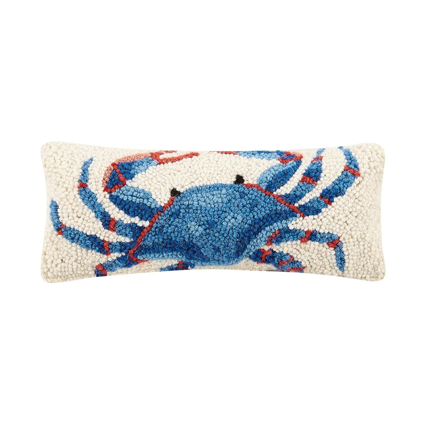 Blue Crab Hooked Pillow
