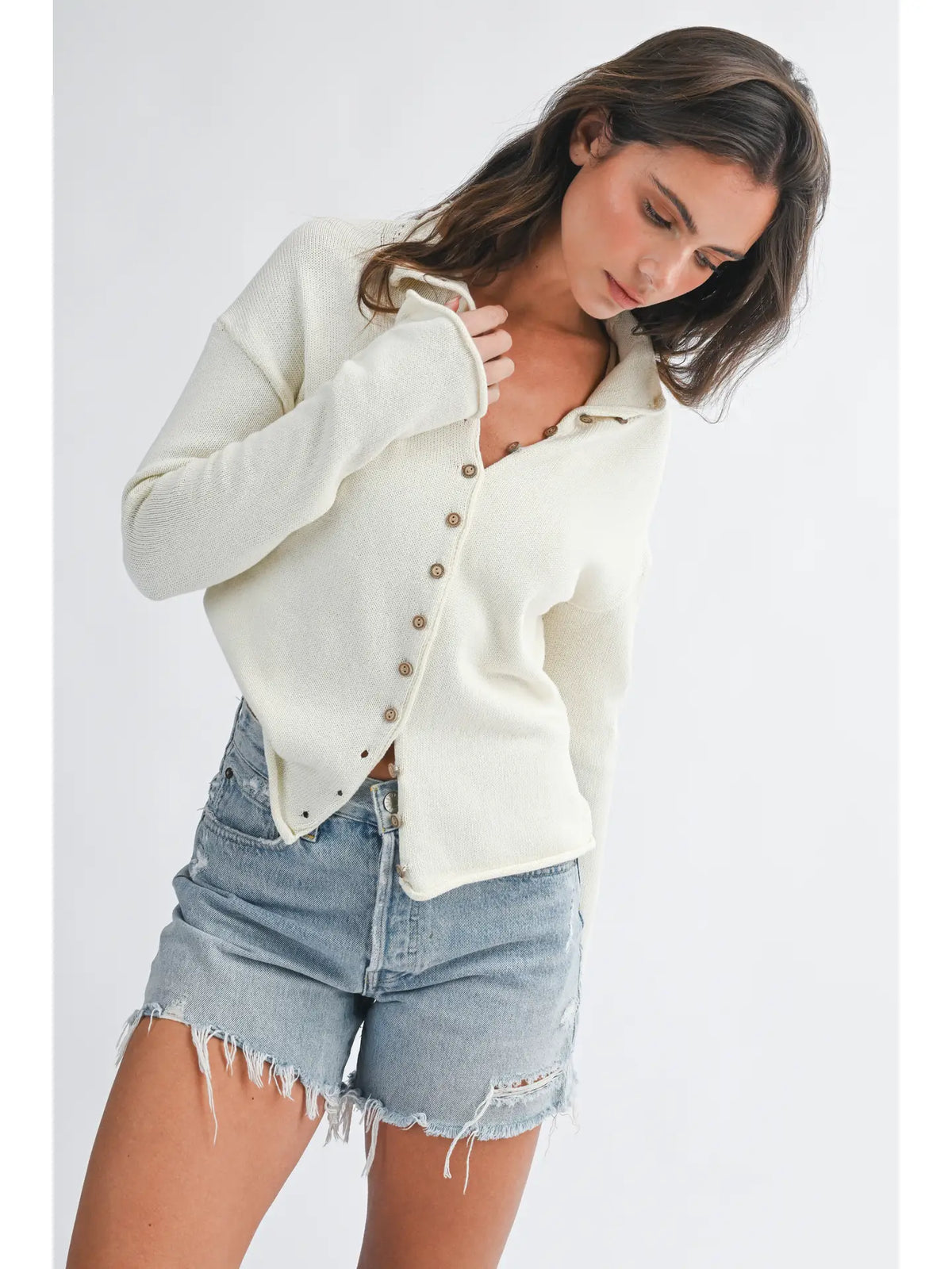 Joss Button Up Sweater